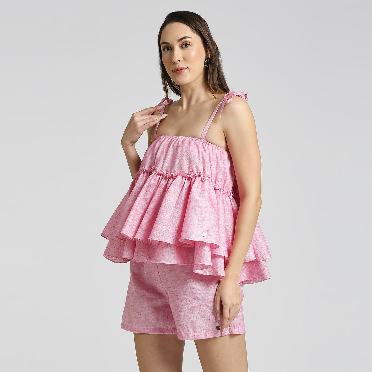 PINK COTTON CO-ORD SET