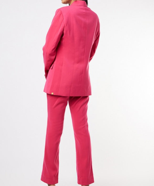 Hot Pink Blazer & Pant Set