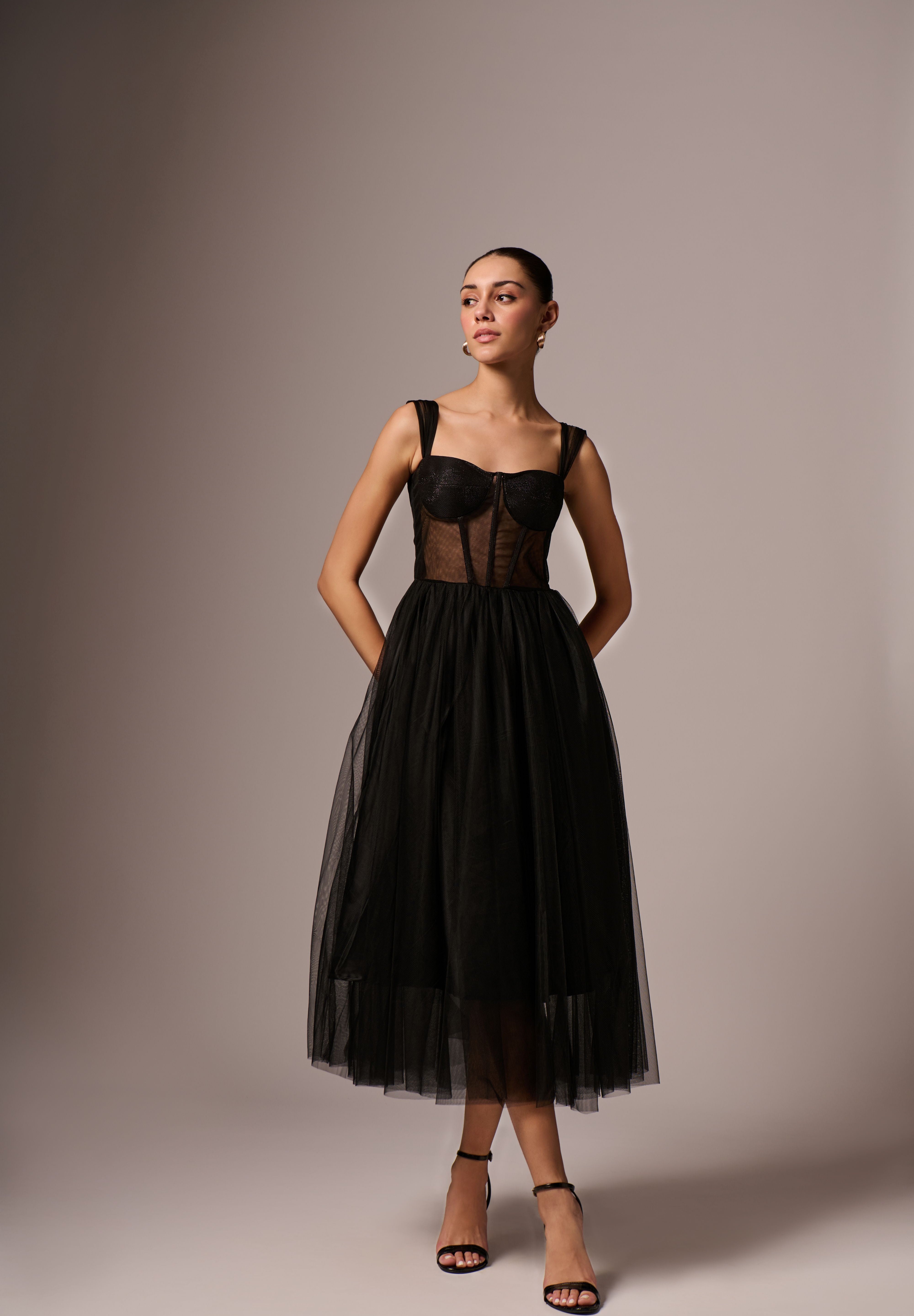 BLACK CORSET DRSSS