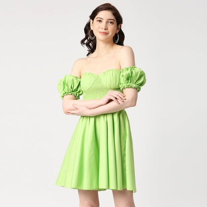 SMOKED CORSET DRESS