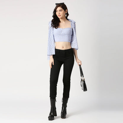 HAKOBA CORSET WITH SHOULDER TIE-UP
