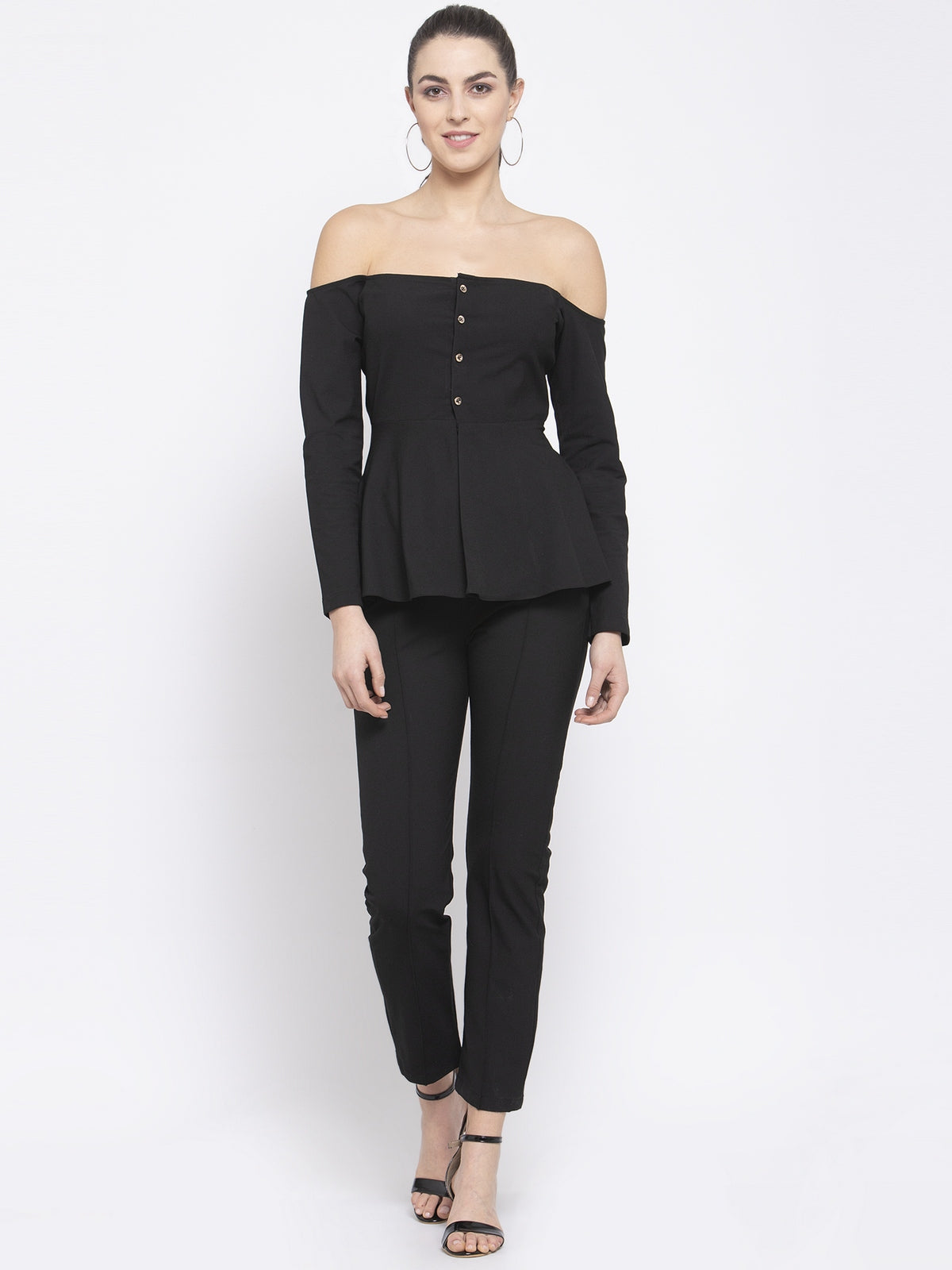 OFF SHOULDET TOP WITH PANT