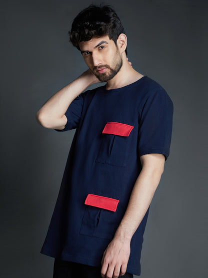 T-SHIRT WITH PATCH POCKETS
