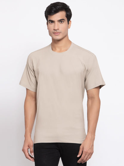 SOLID CASUAL T-SHIRT