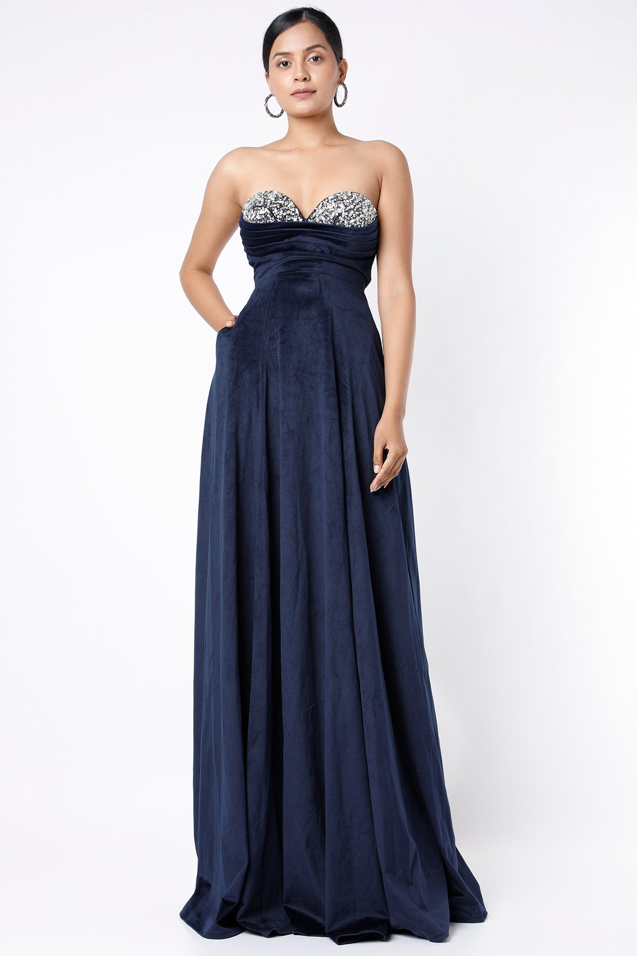 NAVY BLUE GOWN