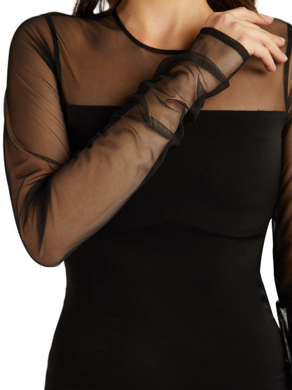 BLACK BODYCON DRESS
