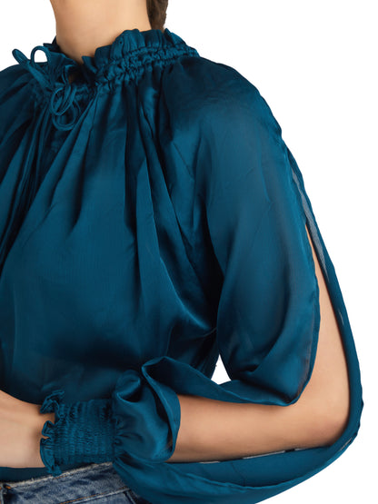 GATHERED TOP
