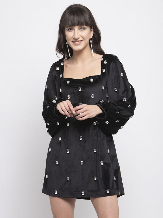 EMBELLISHED DRESS