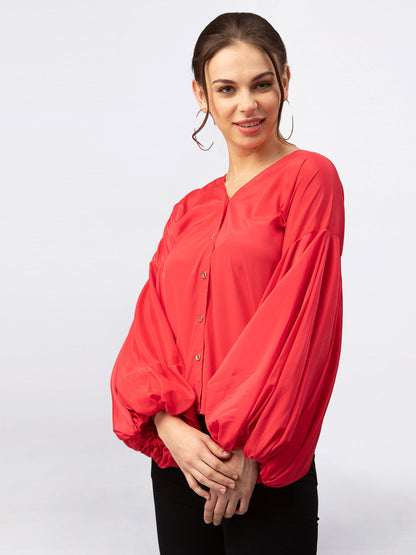BASIC BALOON SLEEVE TOP