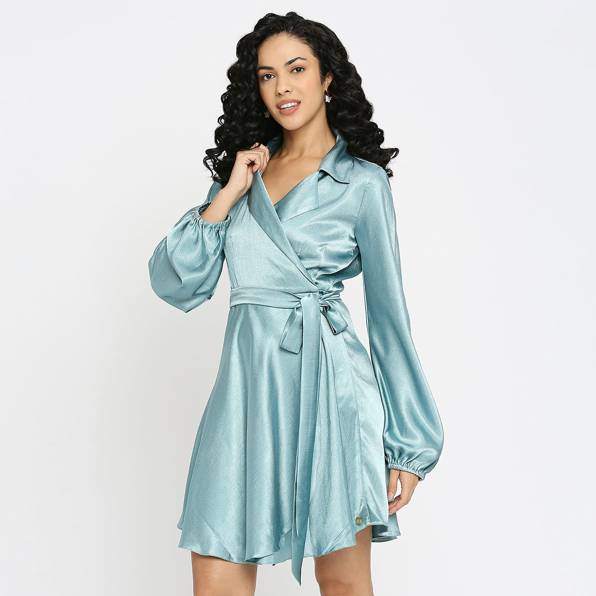 Teal Green Dress