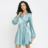 Teal Green Dress
